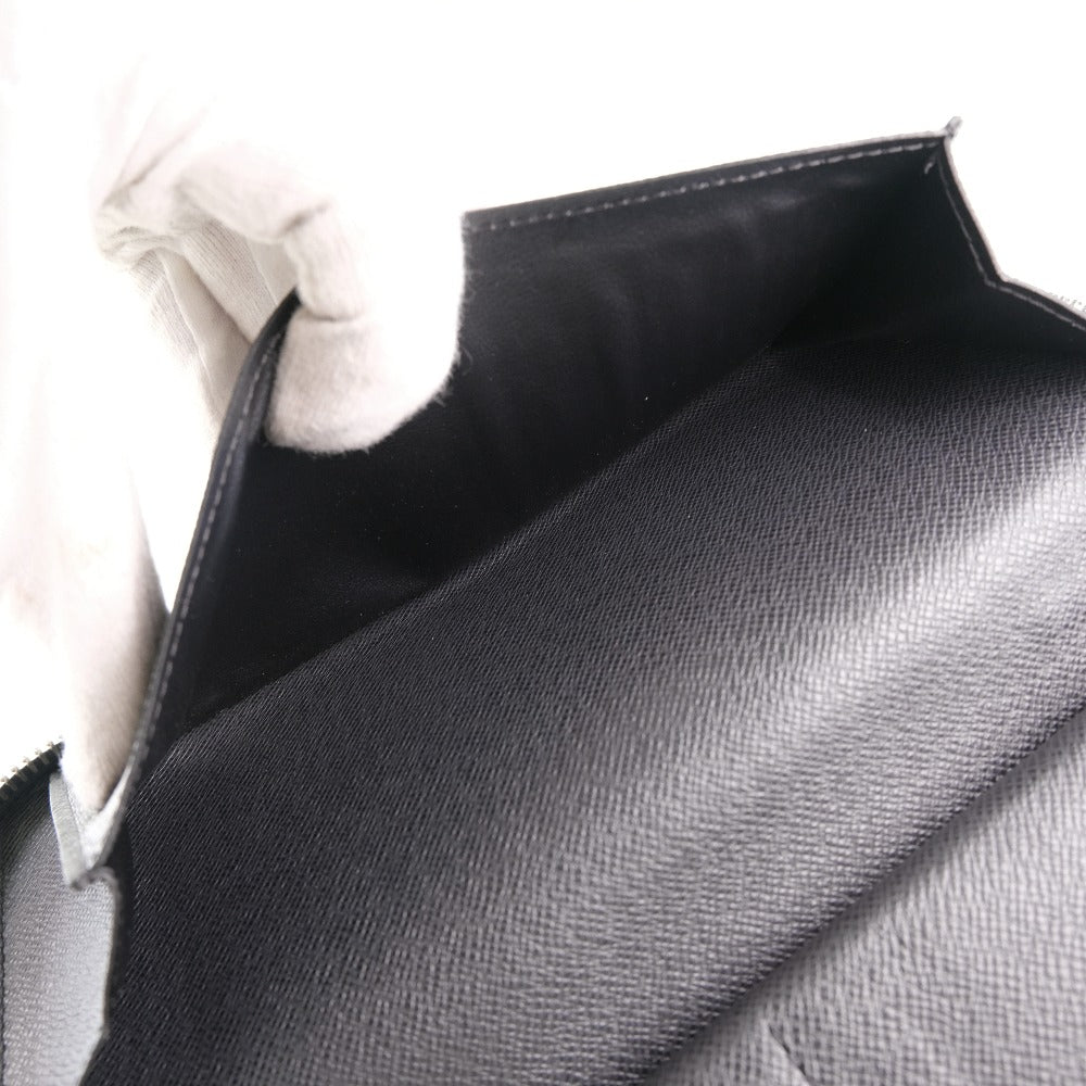 Louis Vuitton Zippy Wallet Vertical Black Leather Wallet