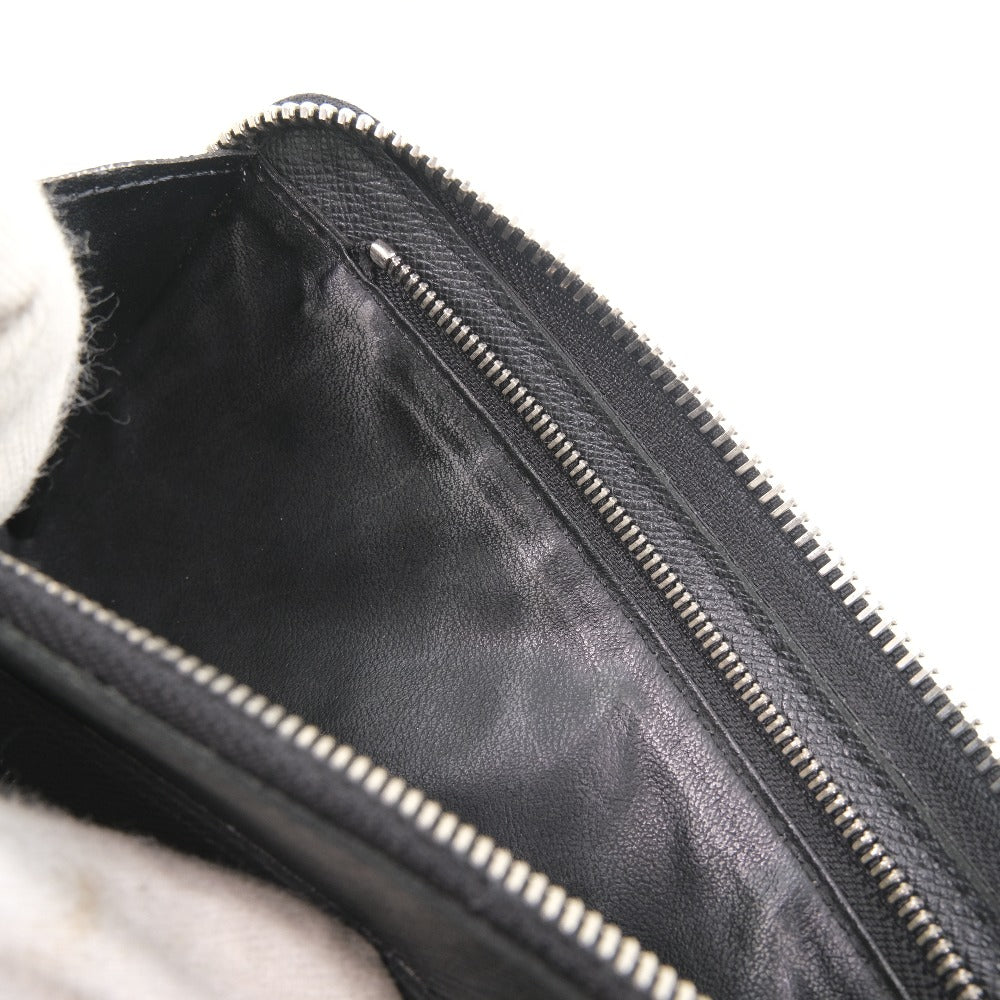 Louis Vuitton Zippy Wallet Vertical Black Leather Wallet