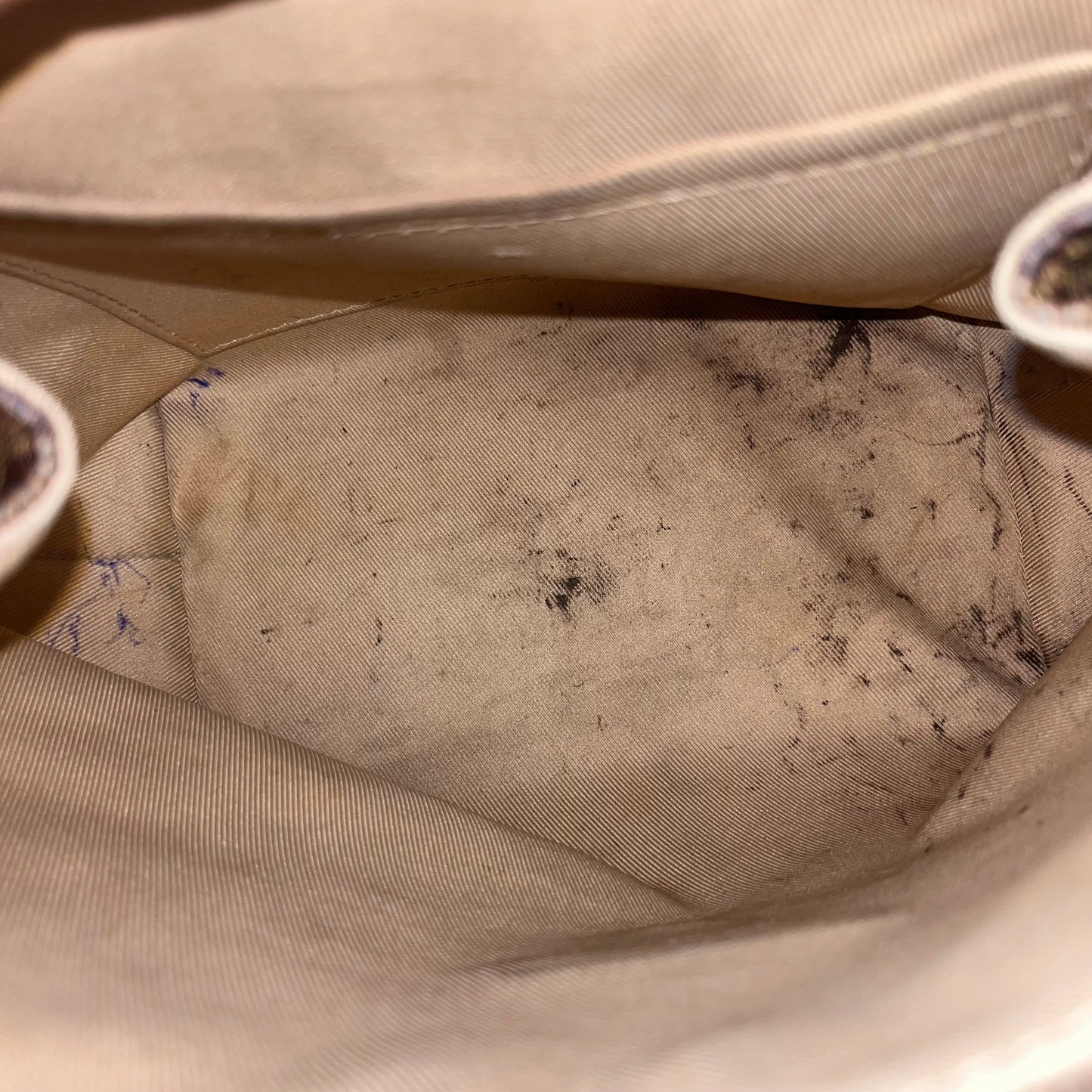 LOUIS VUITTON Clapton Creme Damier Ebene Canvas Backpack