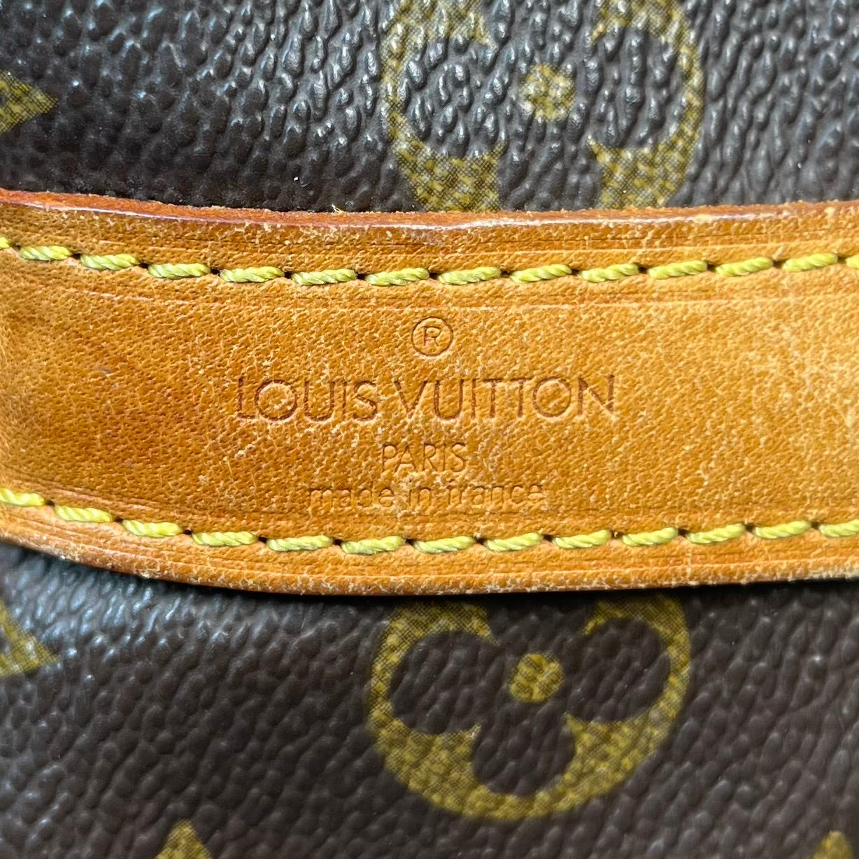 LOUIS VUITTON Vintage Noe Brown Monogram Canvas Bucket Bag