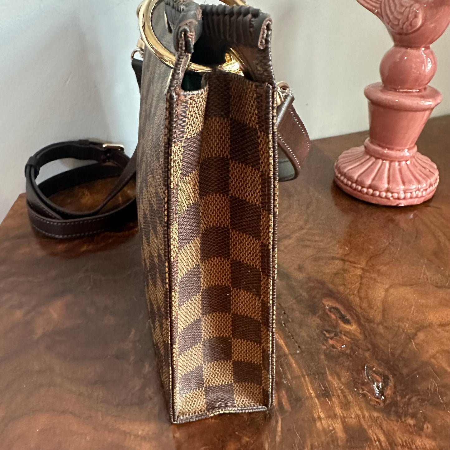 The Swan Crossbody -Orvis bags Damier in Brown