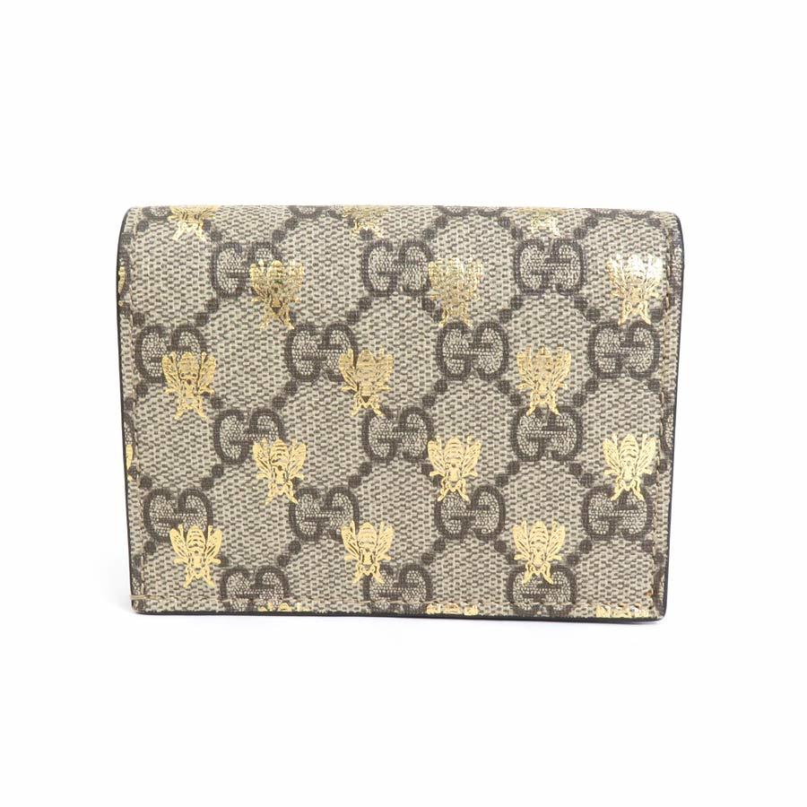 Gucci Brown Gg Supreme Wallet (Bi-Fold)