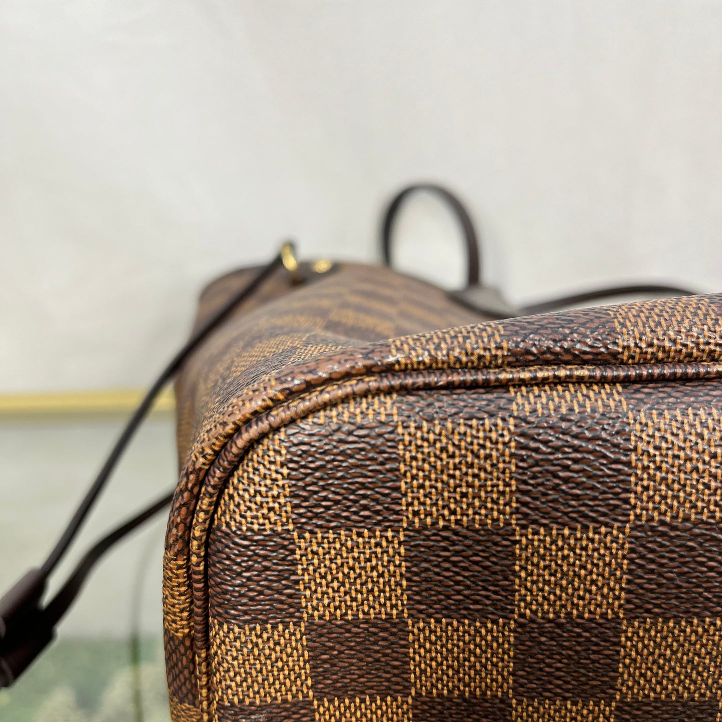 LOUIS VUITTON Neverfull MM Damier Ebene Tote