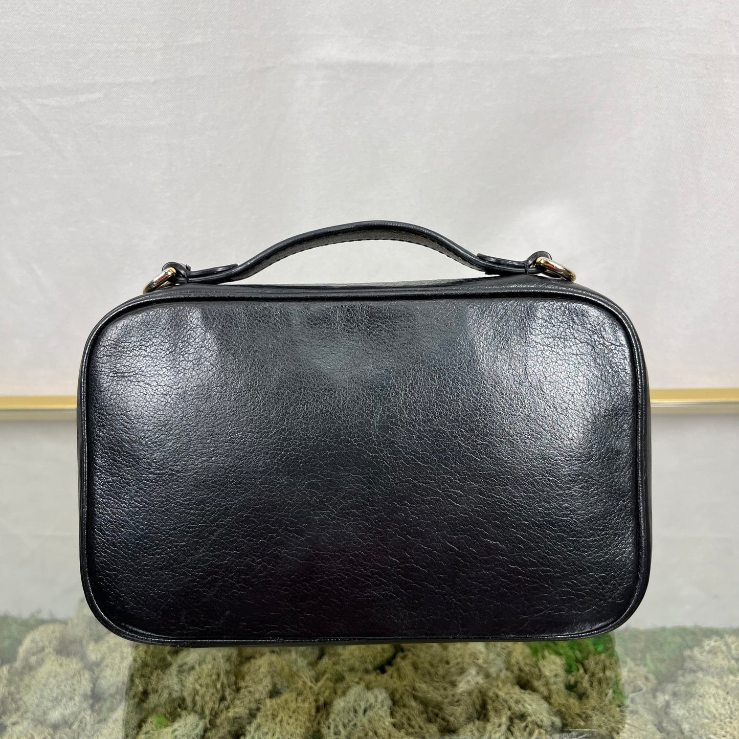 LOUIS VUITTON Monogram Embossed Utility Black Crossbody