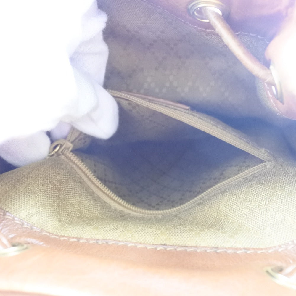 Gucci Bamboo Brown Pony-Style Calfskin Backpack Bag