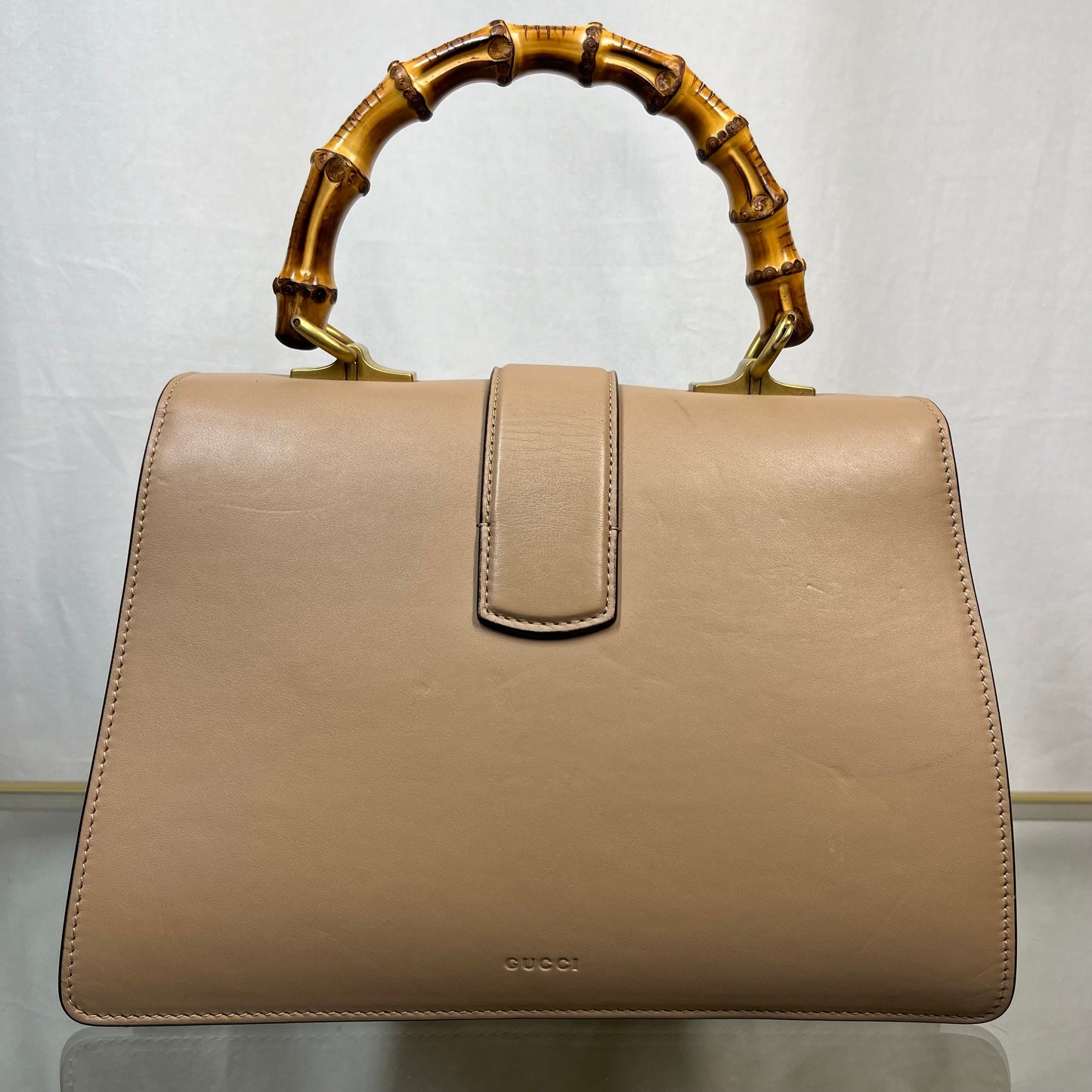 GUCCI Dionysus Bamboo Green Red & Beige Top Handle