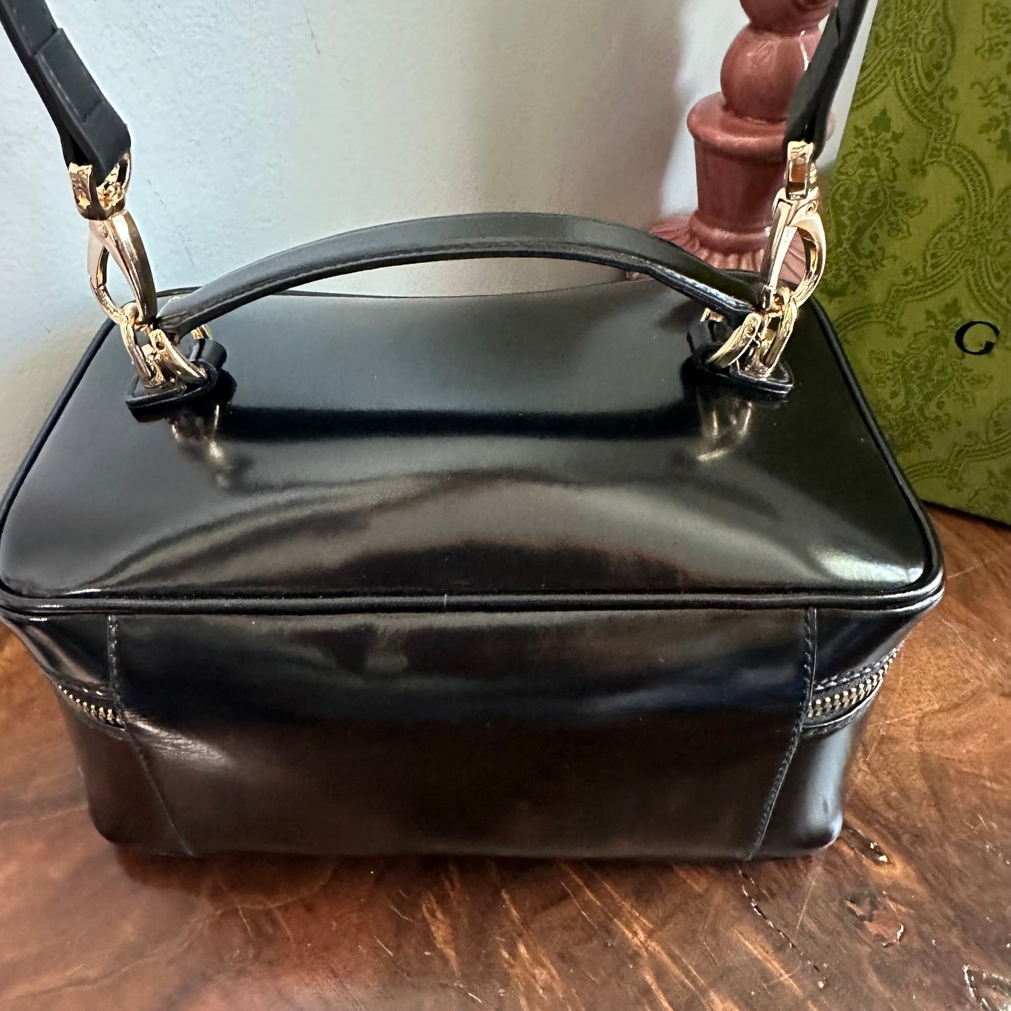 The Junco Crossbody/Clutch - Larger Orvis bags Gucci Bamboo Cosmetic Bag in Black Leather