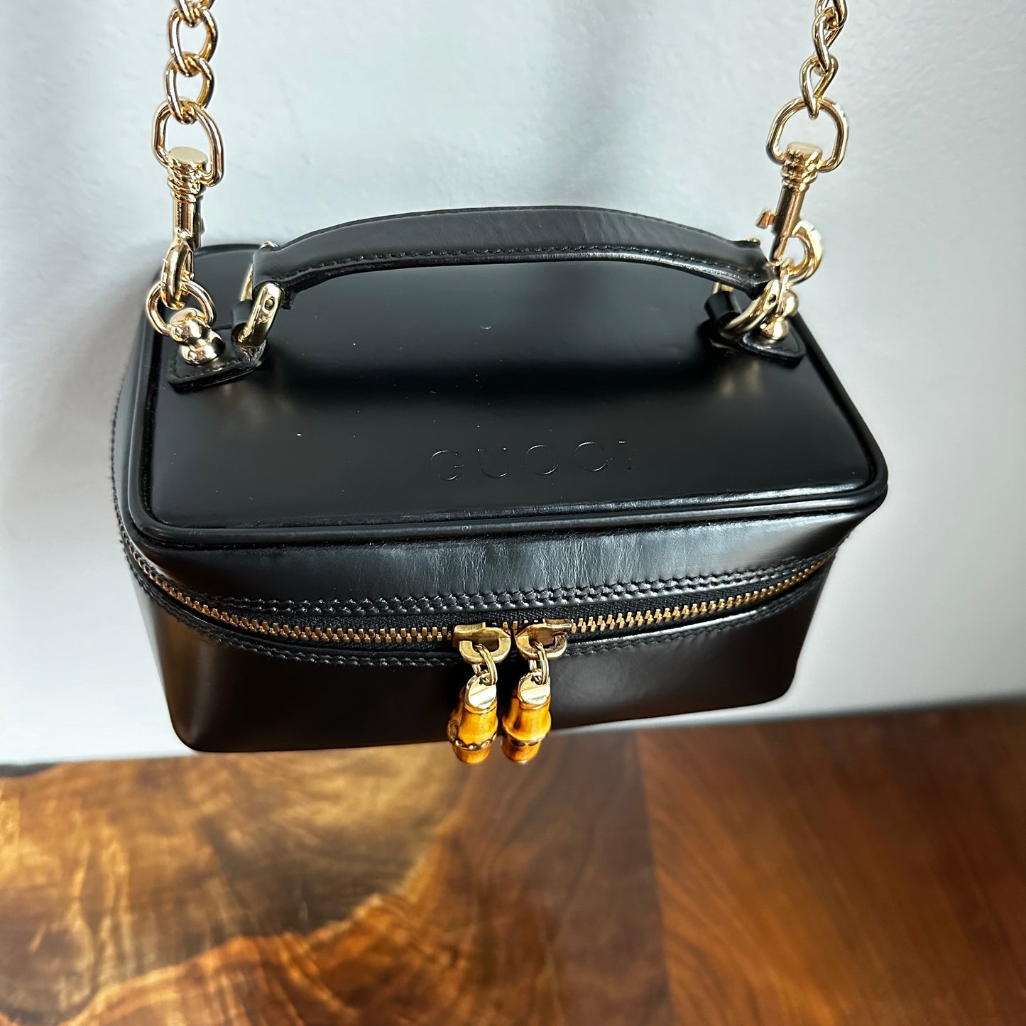 The Junco Crossbody/Clutch -Orvis bags Gucci Bamboo Cosmetic Bag in Black Leather