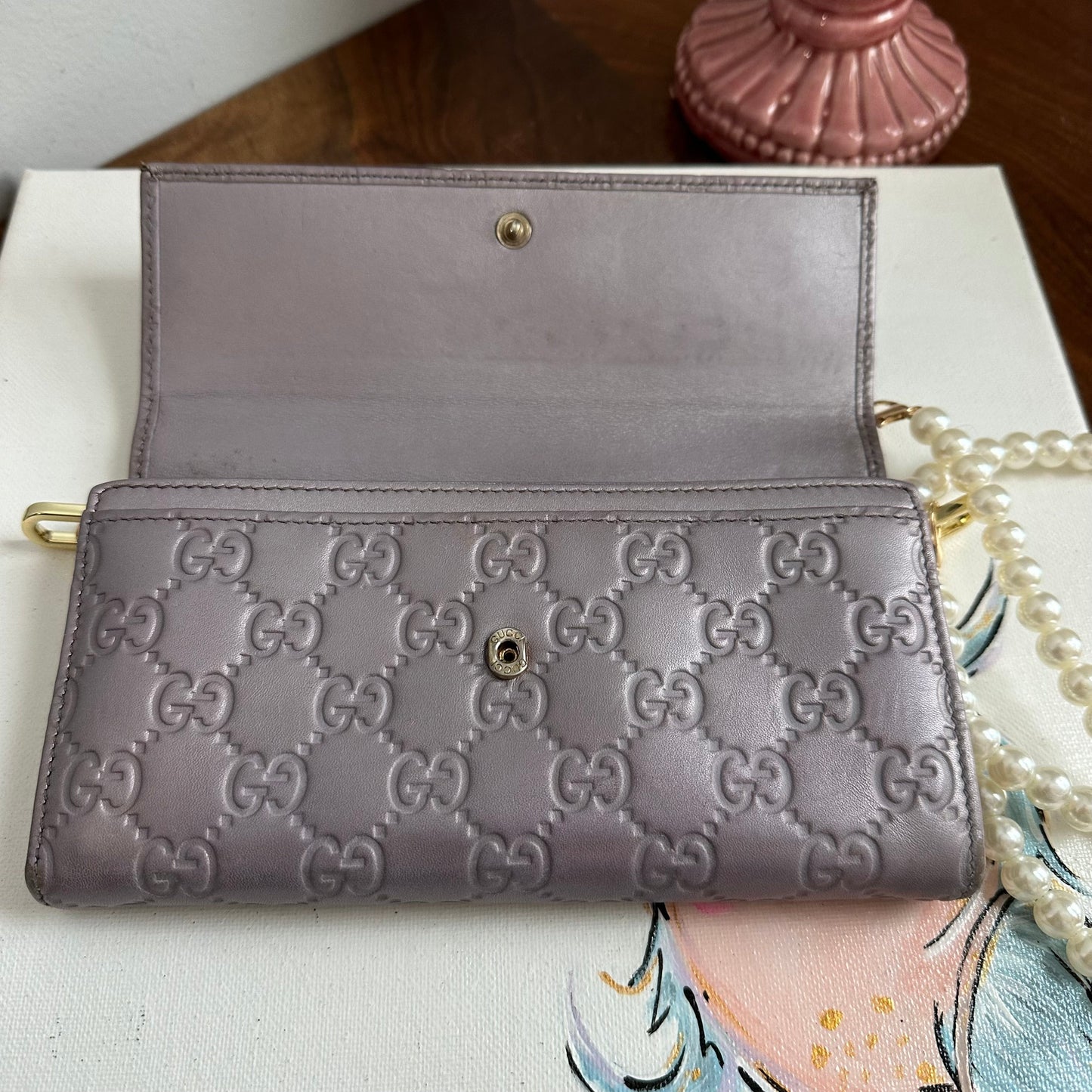 The Junco Wallet/Crossbody - Orvis bags GG in Pale Purple