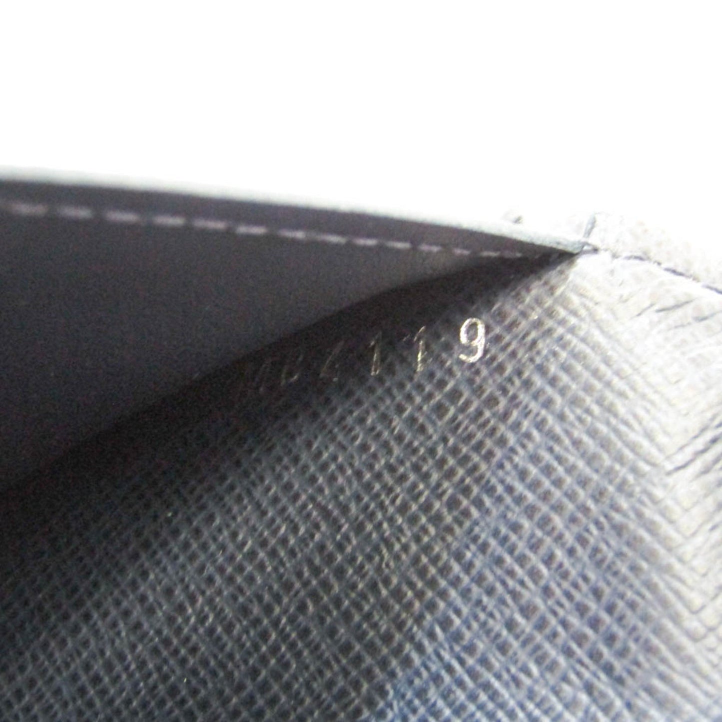 Louis Vuitton Portefeuille Brazza Navy Leather Wallet