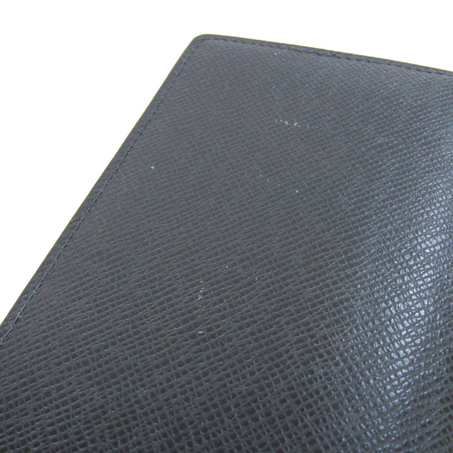Louis Vuitton Portefeuille Brazza Navy Leather Wallet