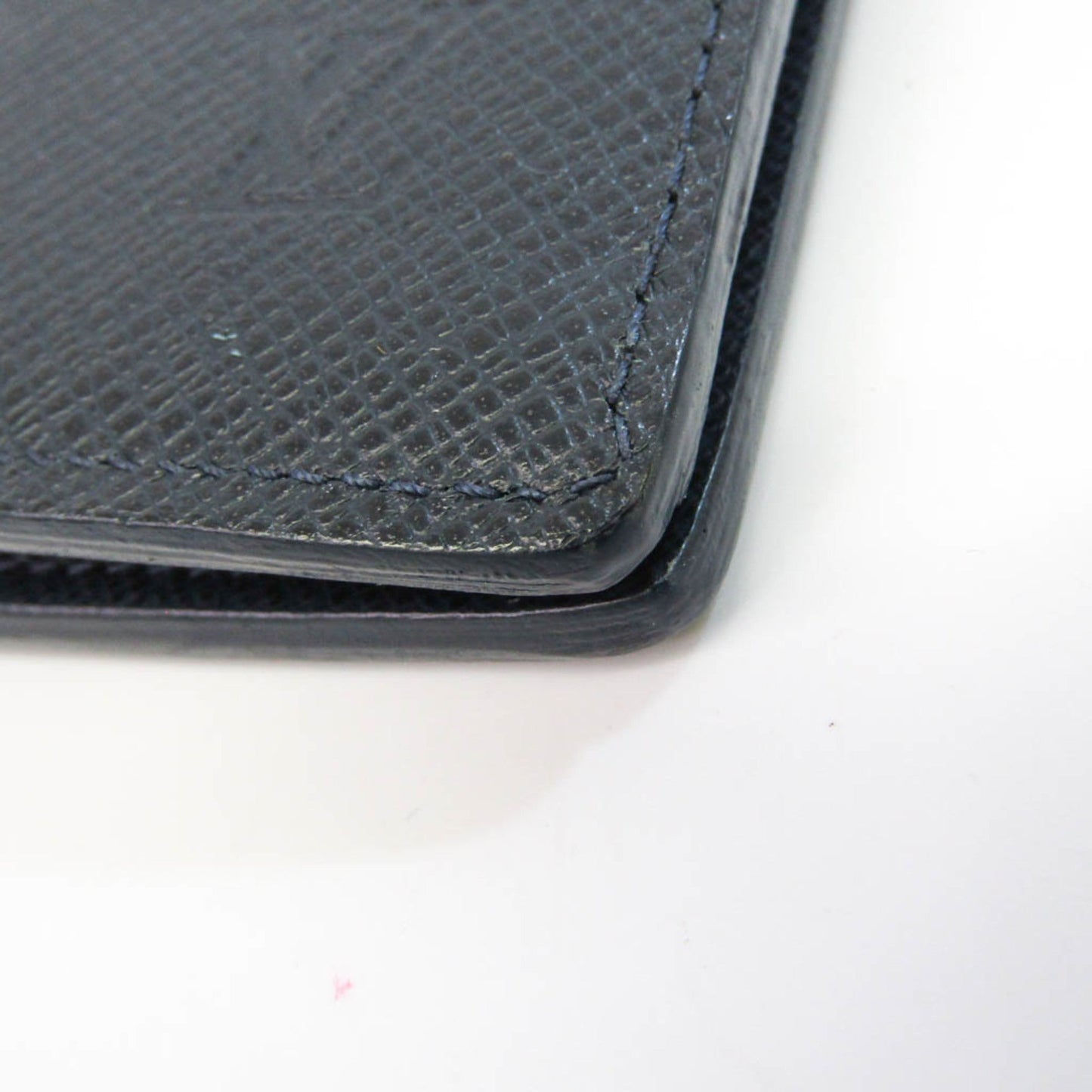 Louis Vuitton Portefeuille Brazza Navy Leather Wallet