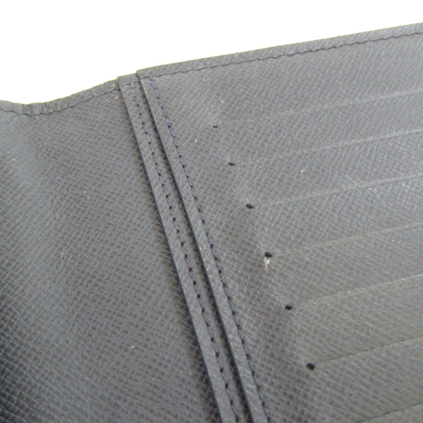 Louis Vuitton Portefeuille Brazza Navy Leather Wallet