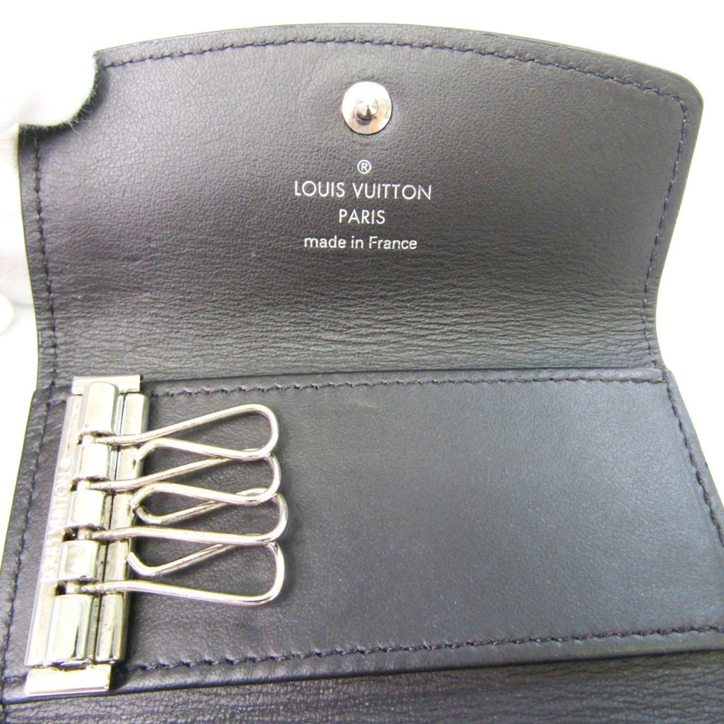 Louis Vuitton Multiclés 4 Black Leather Wallet