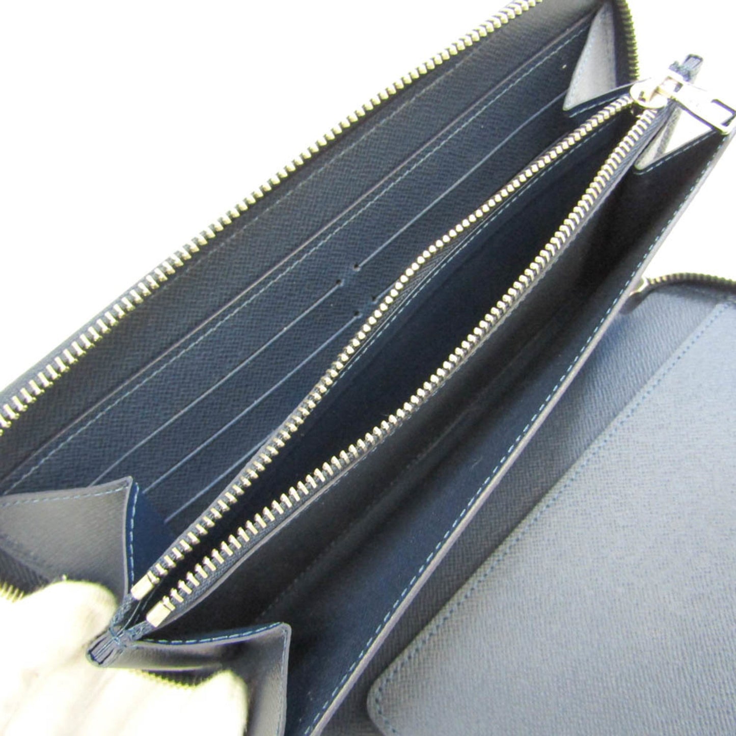 Louis Vuitton Zippy Organizer Black Leather Wallet