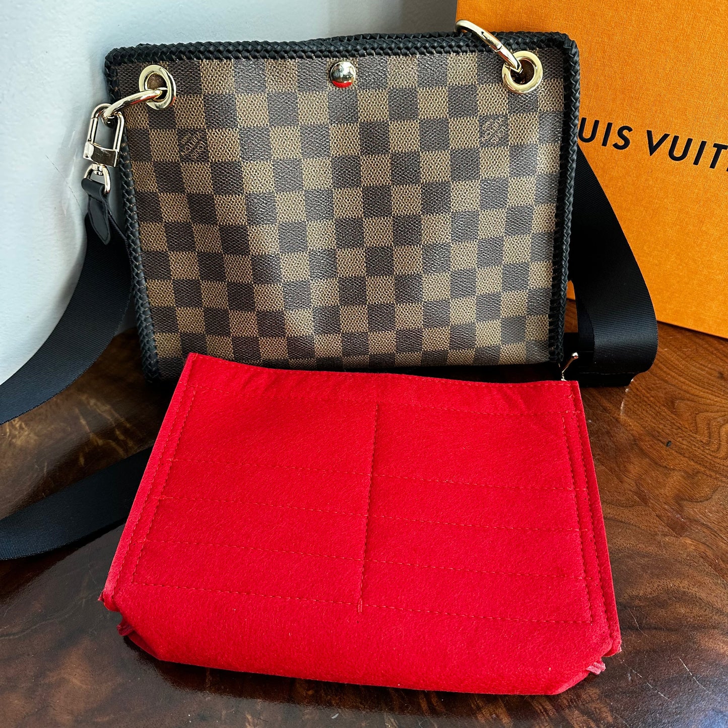 The Swan Crossbody -Orvis bags Damier in Black