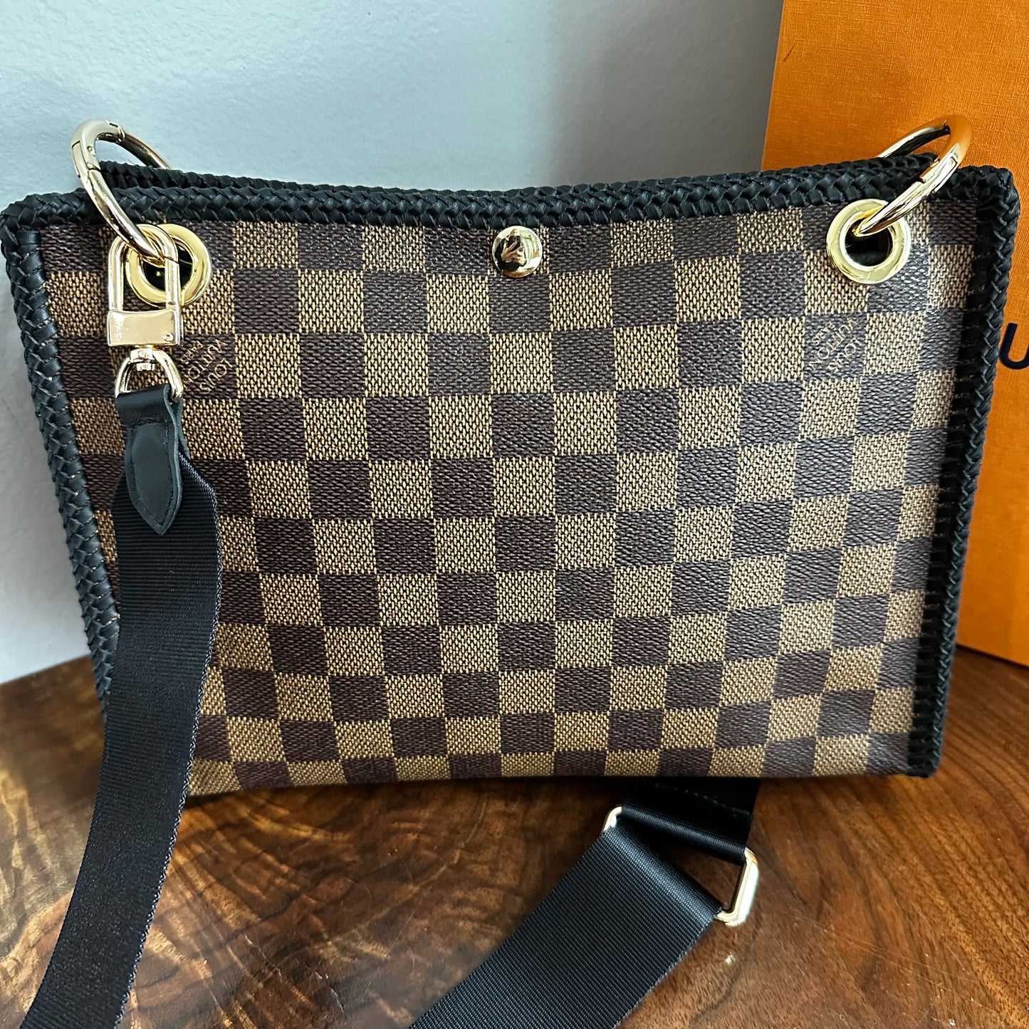 The Swan Crossbody -Orvis bags Damier in Black