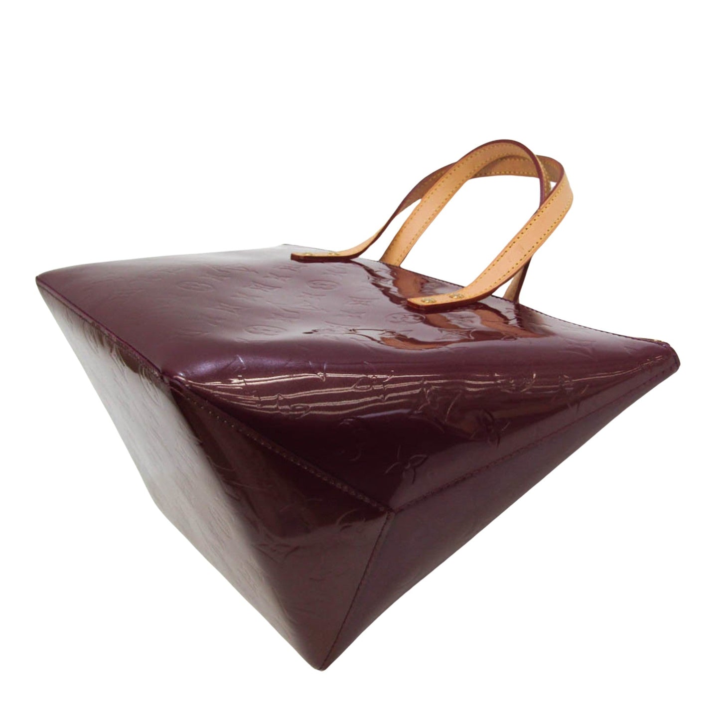 Louis Vuitton Bellevue Pm Purple Patent Leather Handbag