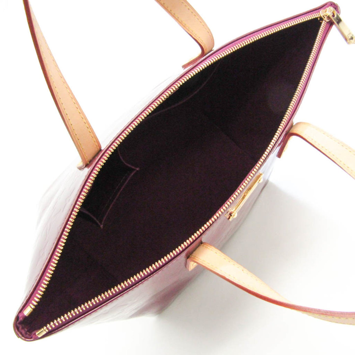 Louis Vuitton Bellevue Pm Purple Patent Leather Handbag