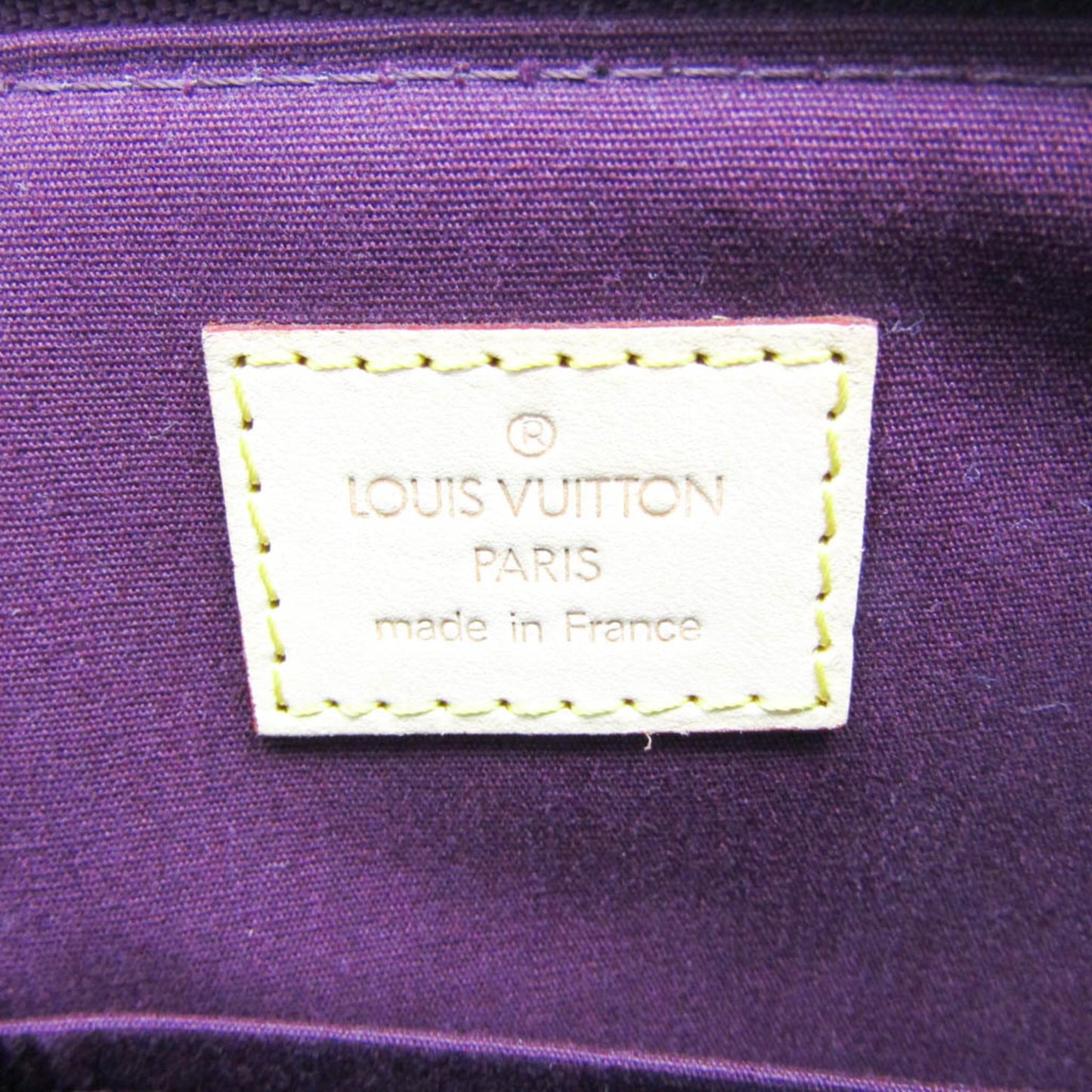 Louis Vuitton Bellevue Pm Purple Patent Leather Handbag