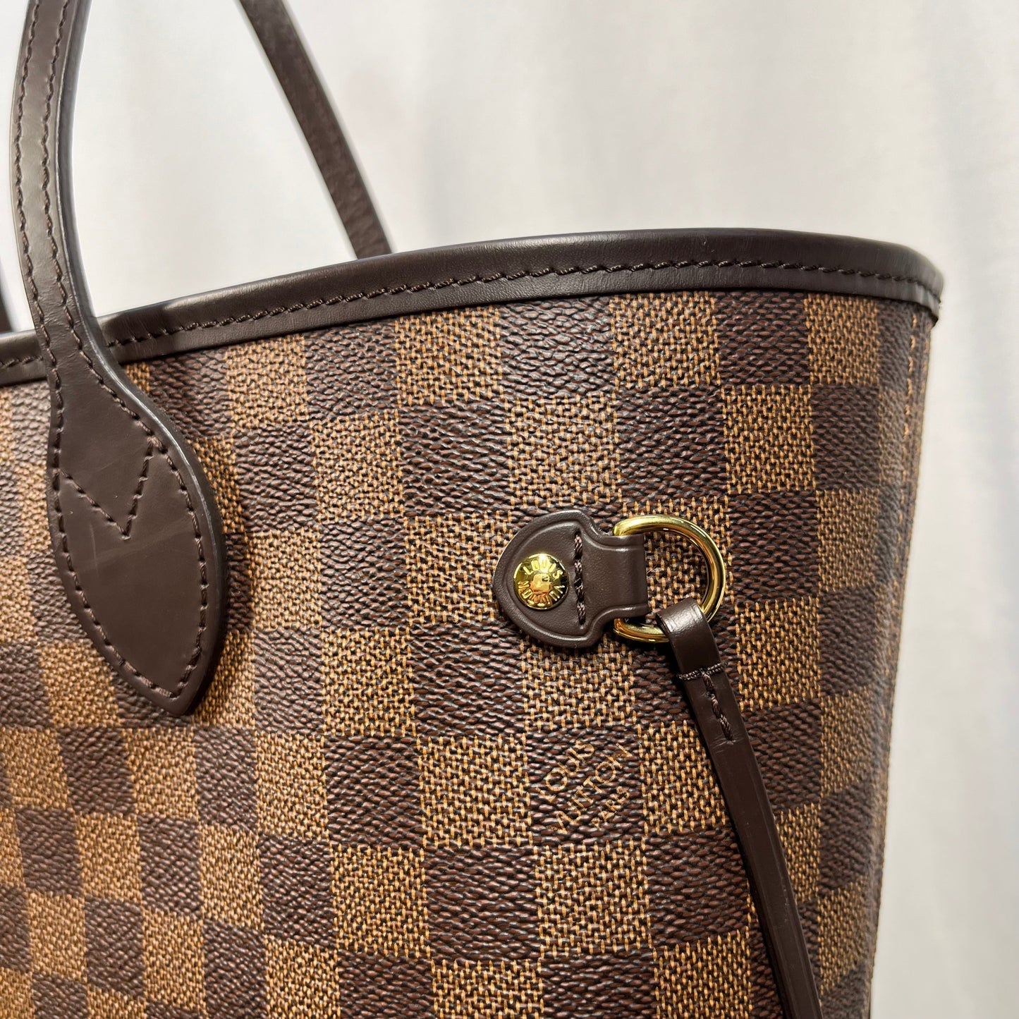 LOUIS VUITTON Neverfull MM Damier Ebene Tote