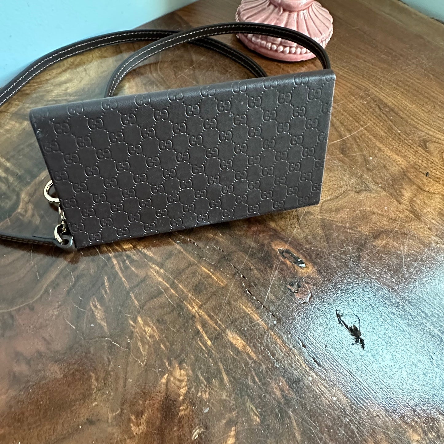 The Weebill Crossbody -Orvis bags Gucci in Brown (Larger Version) w/Magnetic Snap