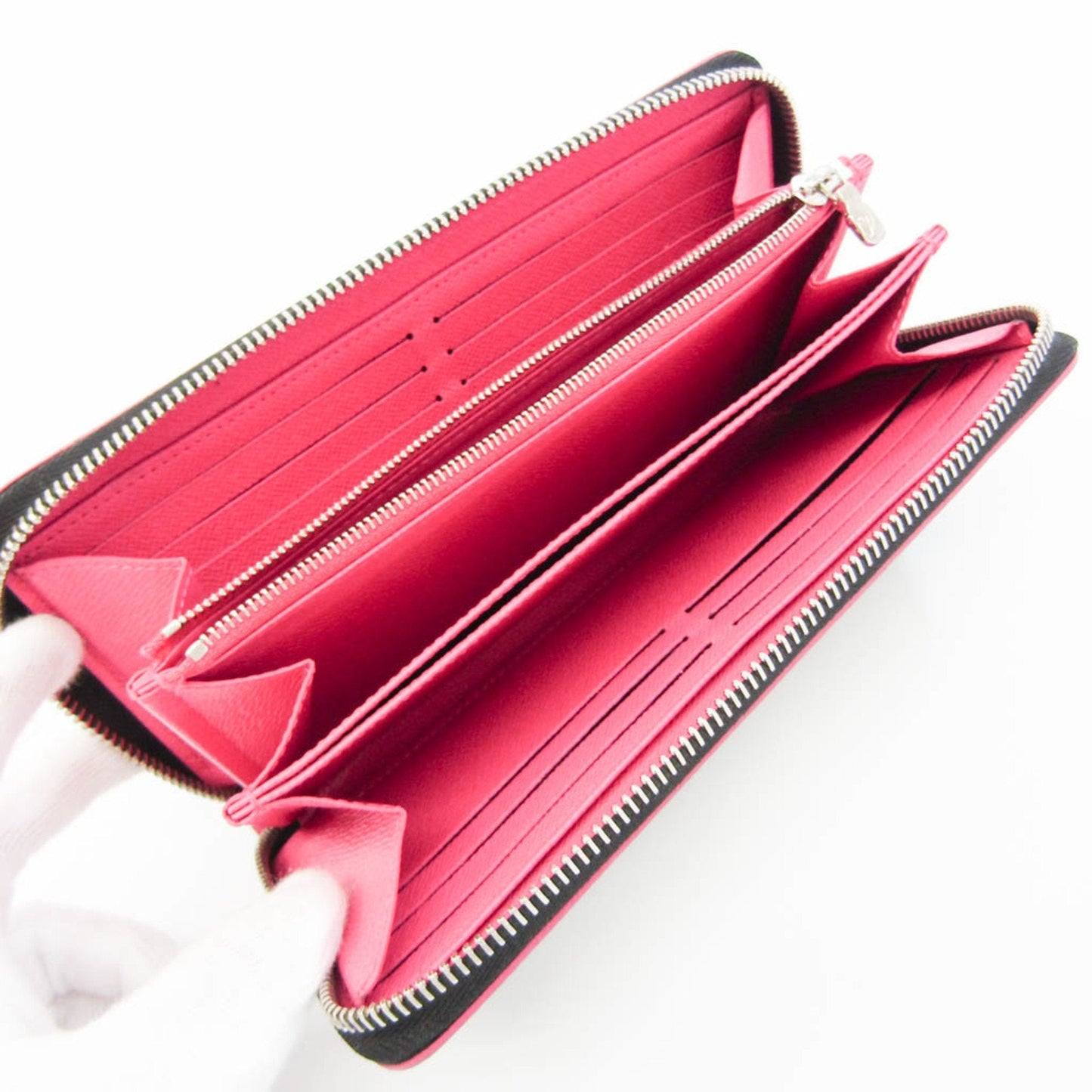 Louis Vuitton Zippy Wallet Black Leather Wallet