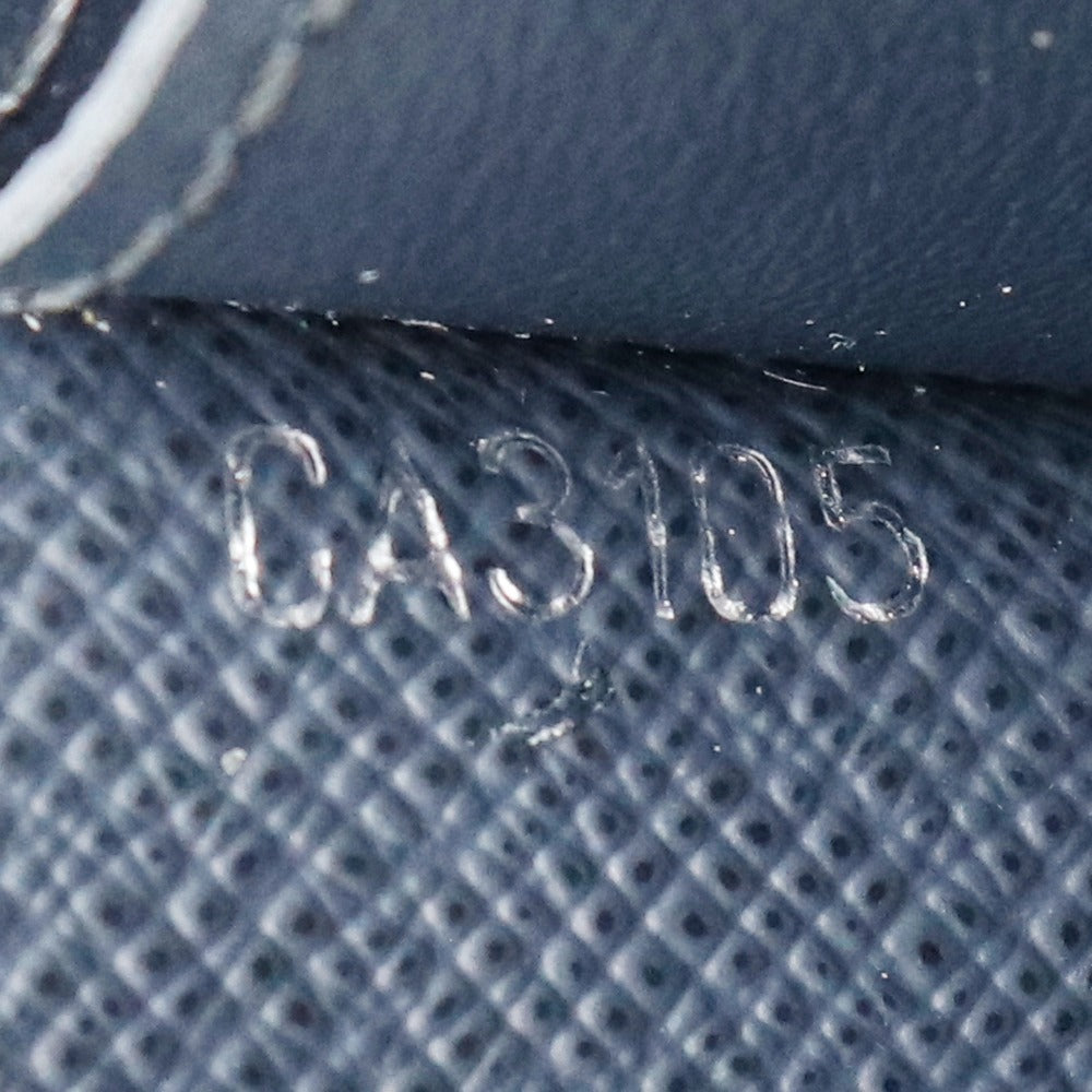 Louis Vuitton Brazza Navy Leather Wallet