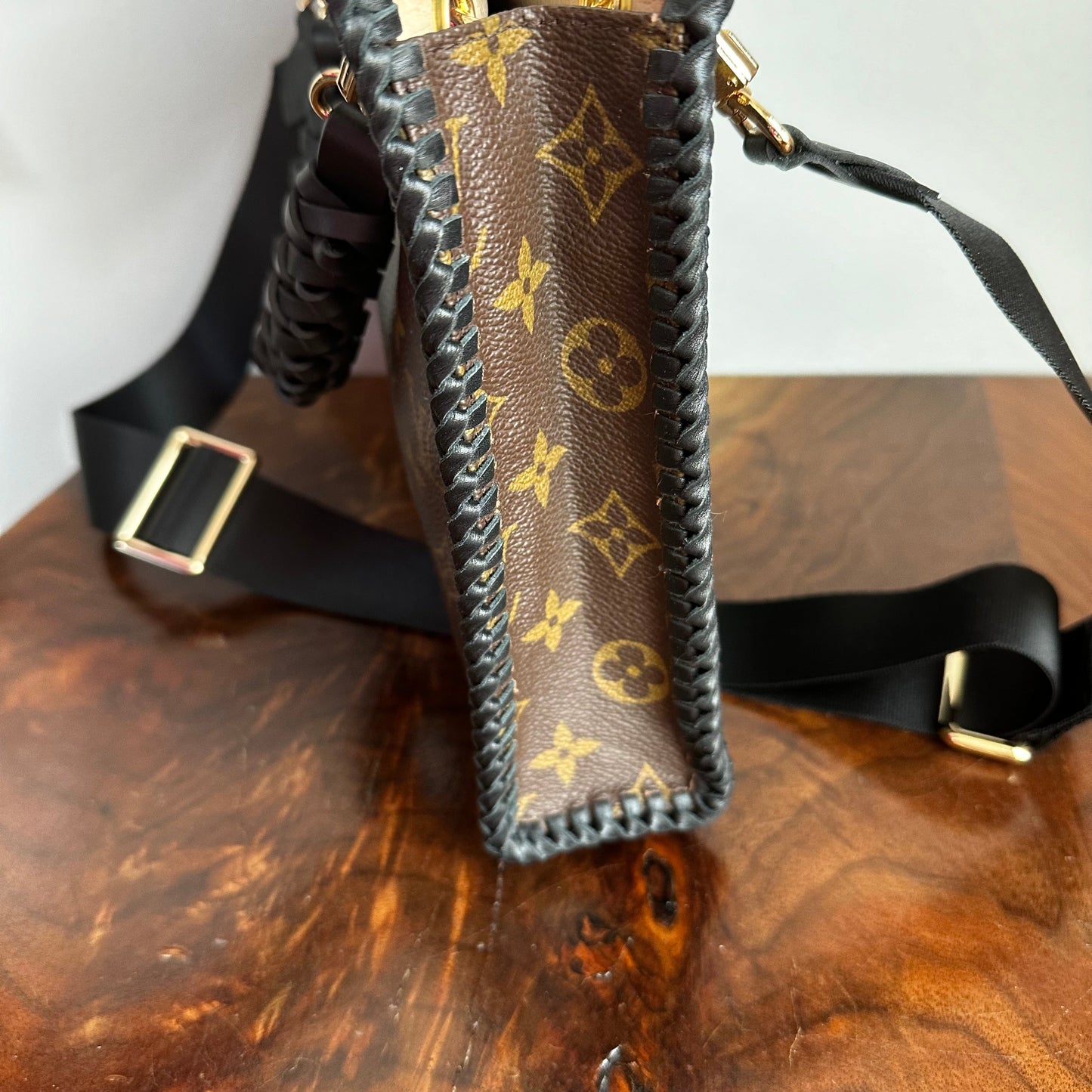 The Swan Crossbody -Orvis bags LV Monogram in Black