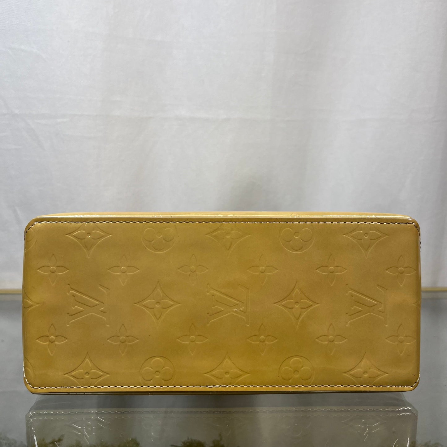 LOUIS VUITTON Reed PM Yellow Beige Top Handle