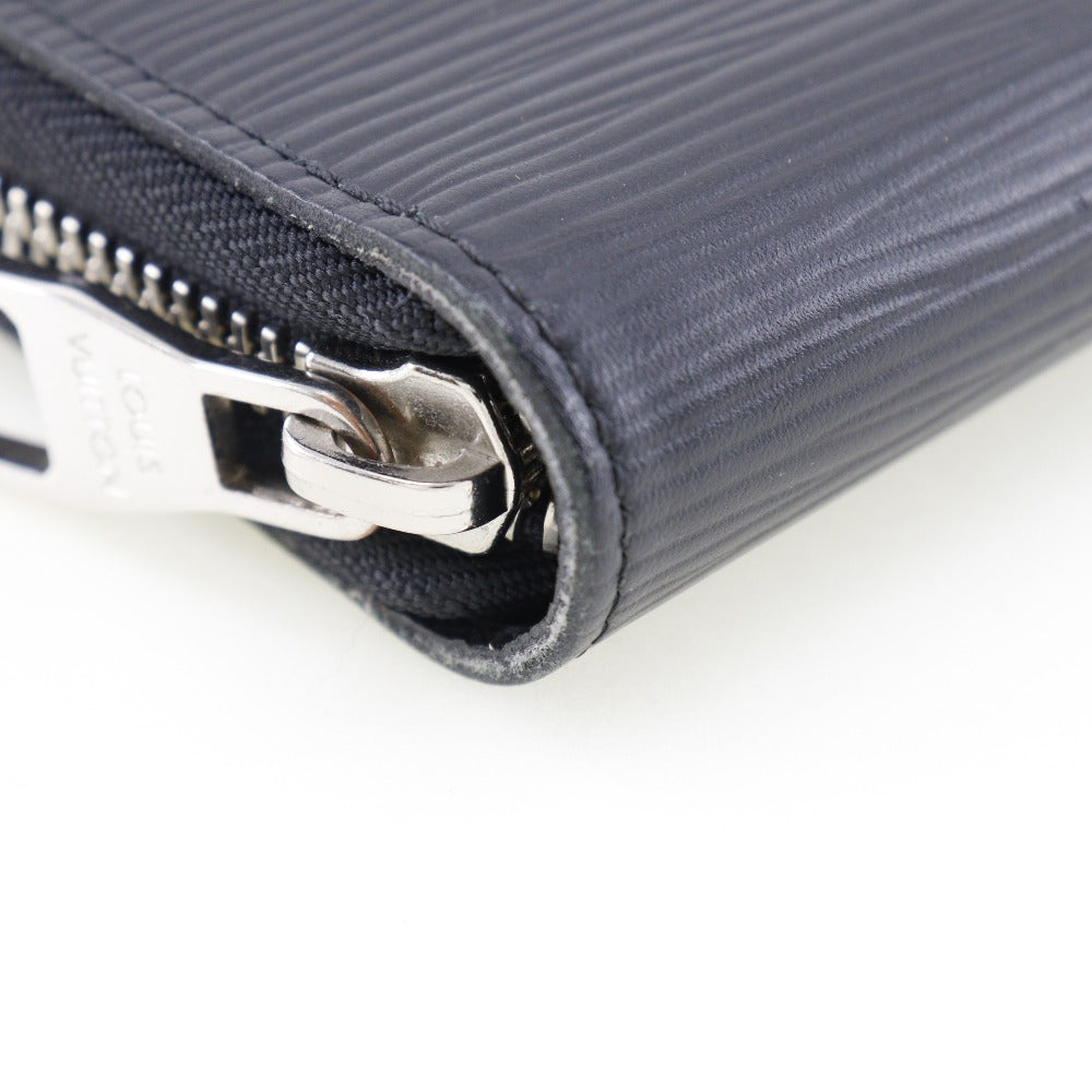 Louis Vuitton Zippy Organizer Black Leather Wallet