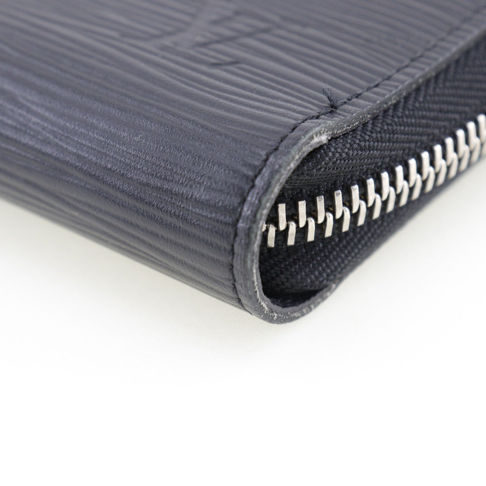 Louis Vuitton Zippy Organizer Black Leather Wallet