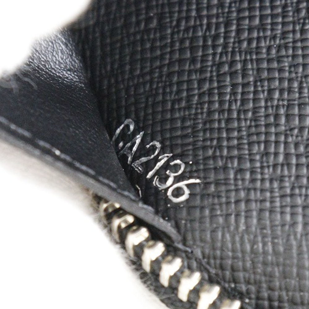 Louis Vuitton Zippy Organizer Black Leather Wallet