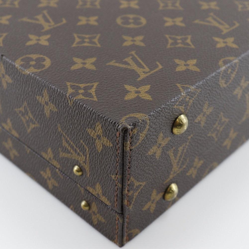 Louis Vuitton Brown Canvas Briefcase Bag