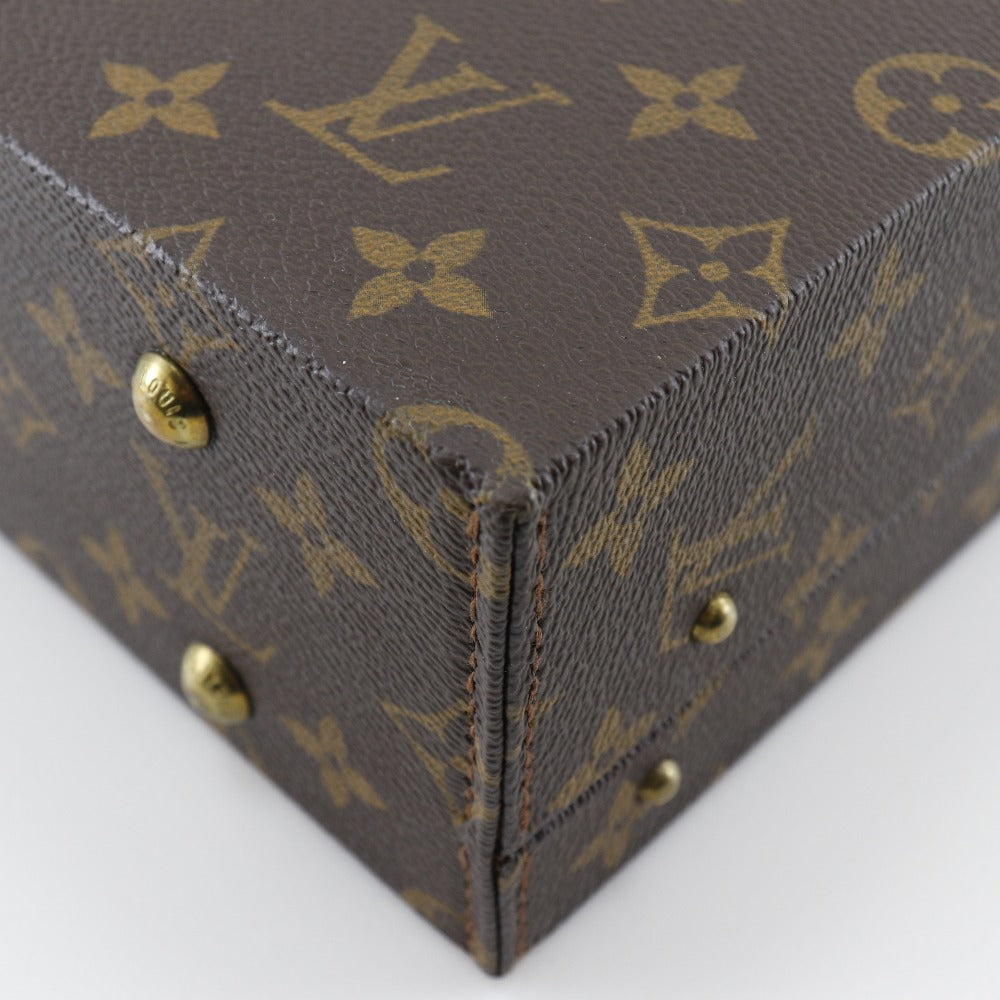 Louis Vuitton Brown Canvas Briefcase Bag
