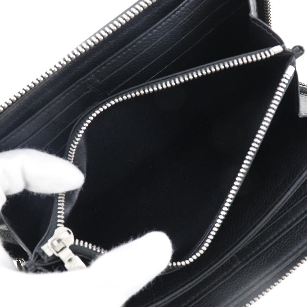 Louis Vuitton Lockme Black Leather Wallet