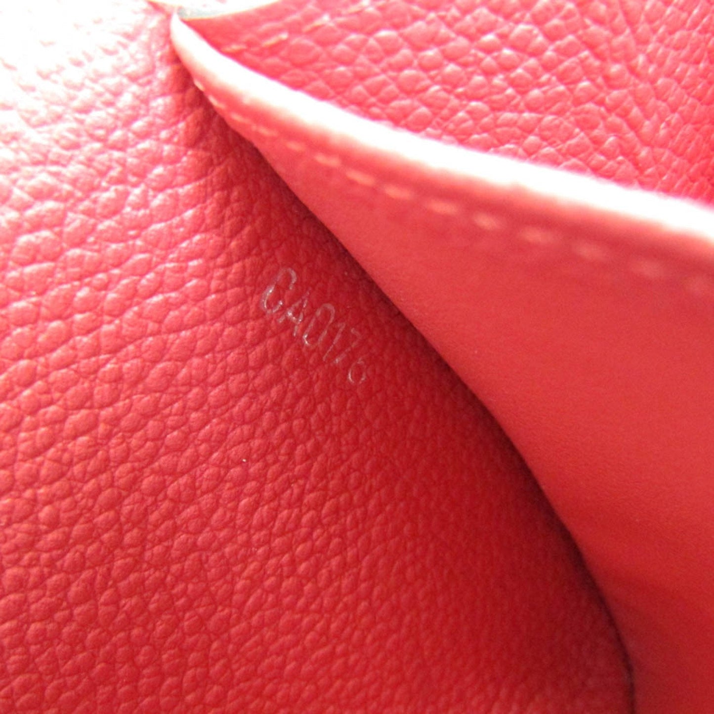 Louis Vuitton Portefeuille Sarah Red Leather Wallet