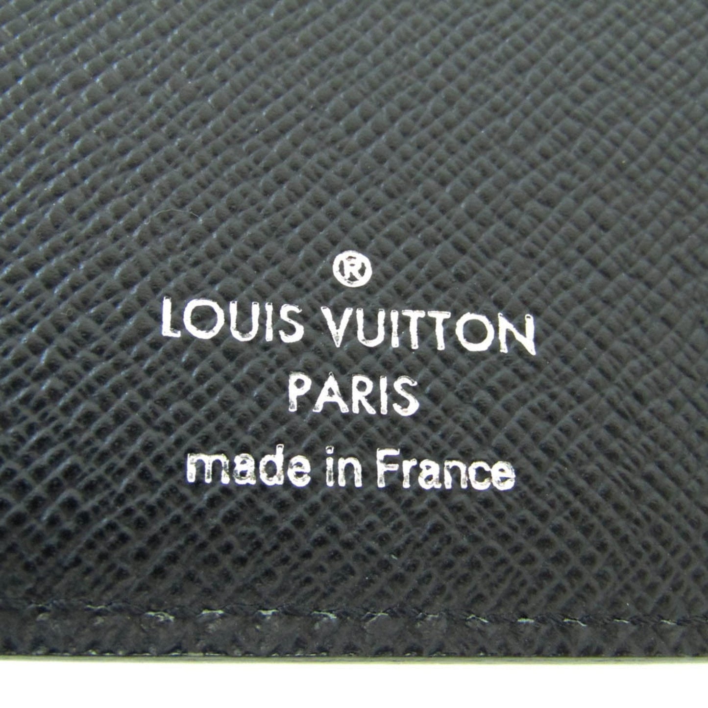 Louis Vuitton Agenda Mm Black Leather Wallet