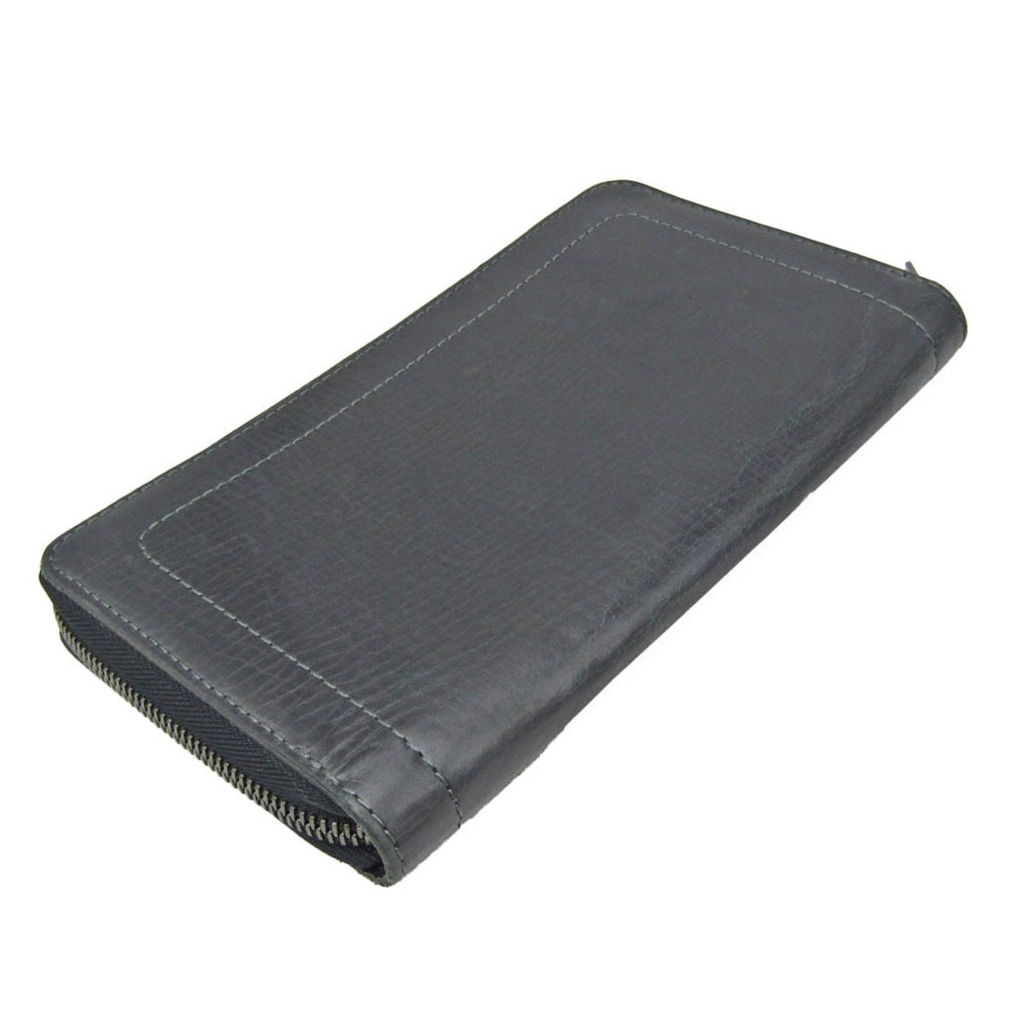 Louis Vuitton Portefeuille Zippy Grey Leather Wallet