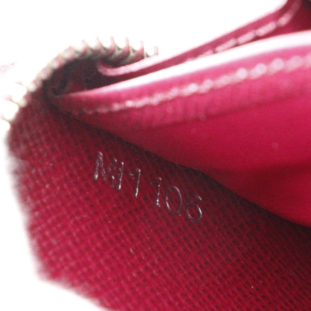Louis Vuitton Zippy Wallet Red Leather Wallet