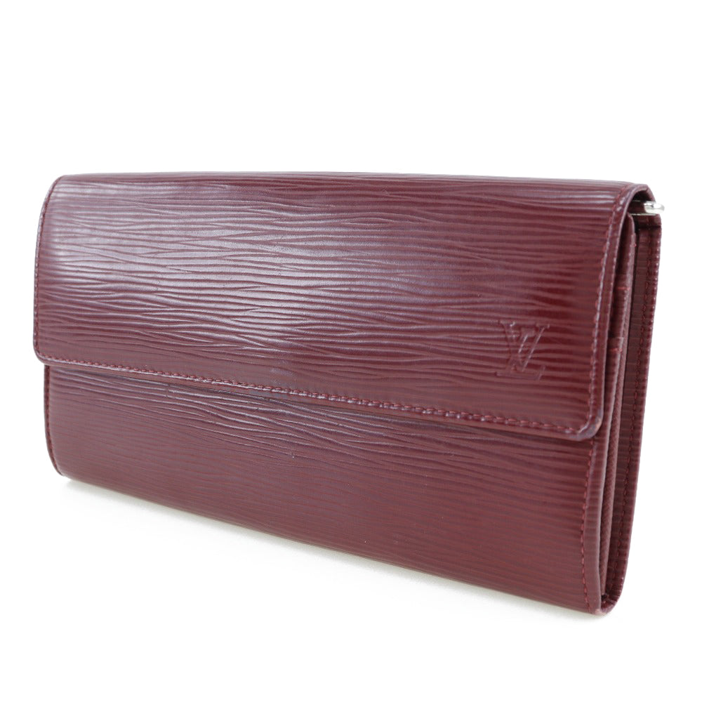 Louis Vuitton Sarah Red Leather Wallet