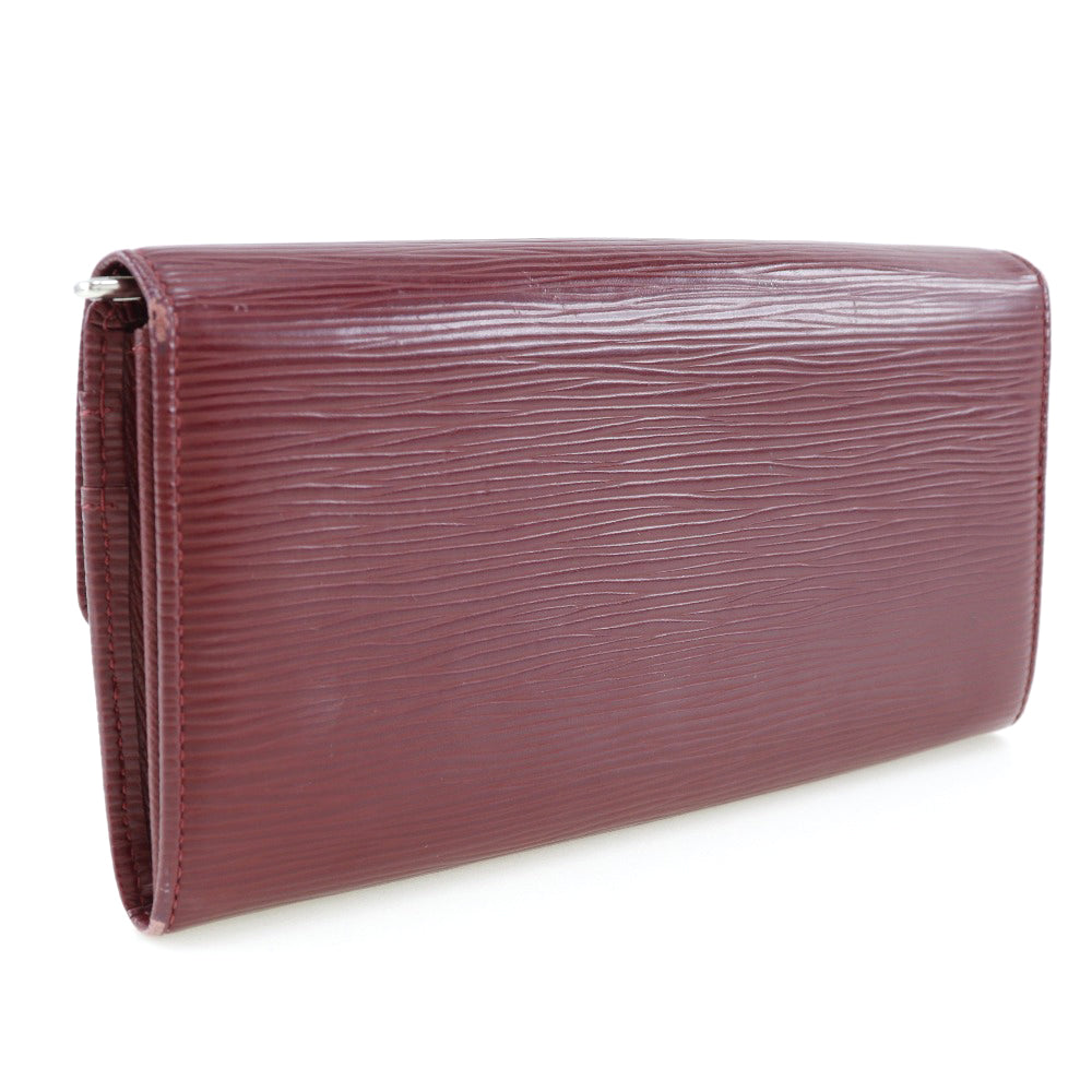 Louis Vuitton Sarah Red Leather Wallet