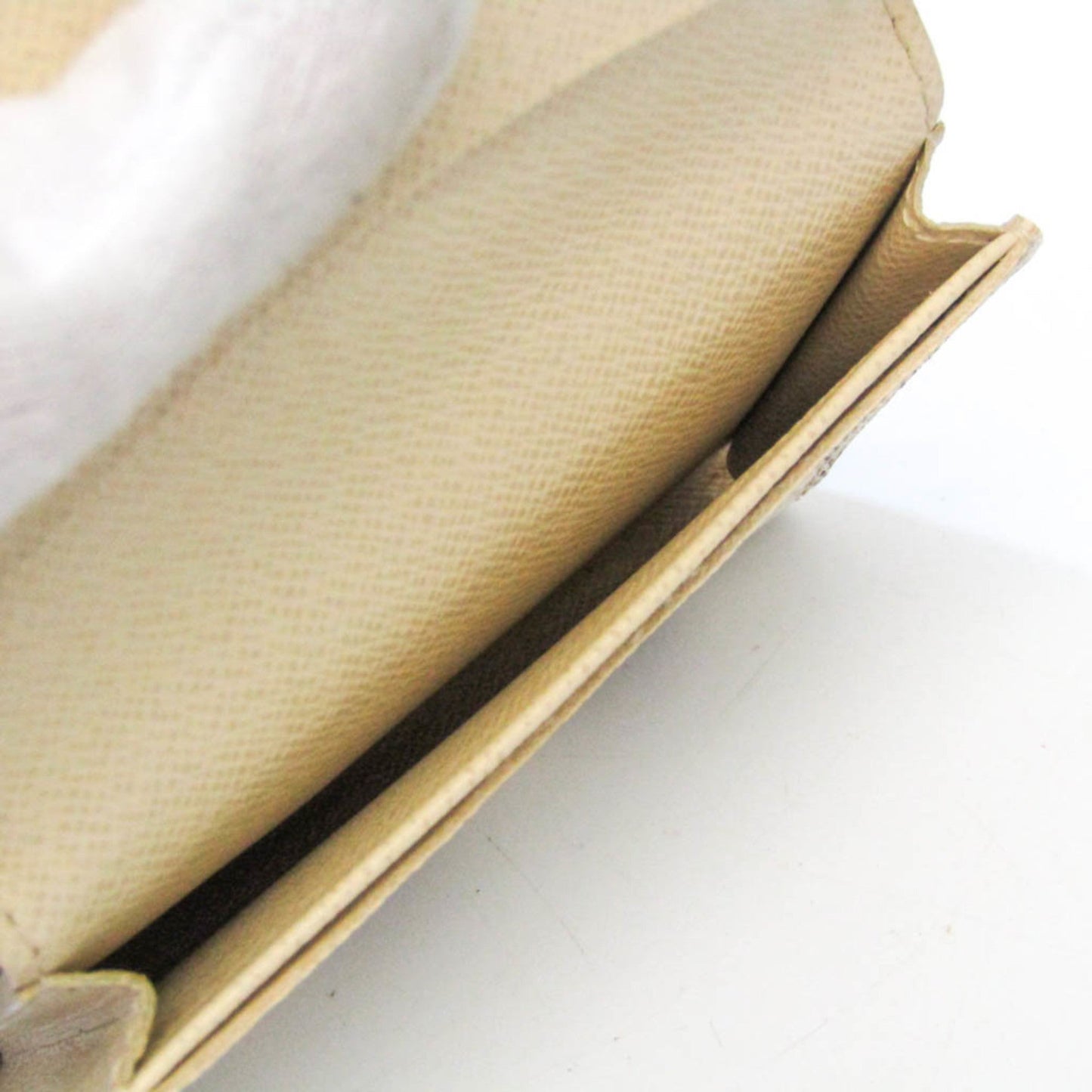 Louis Vuitton Porte Carte De Visite White Canvas Wallet