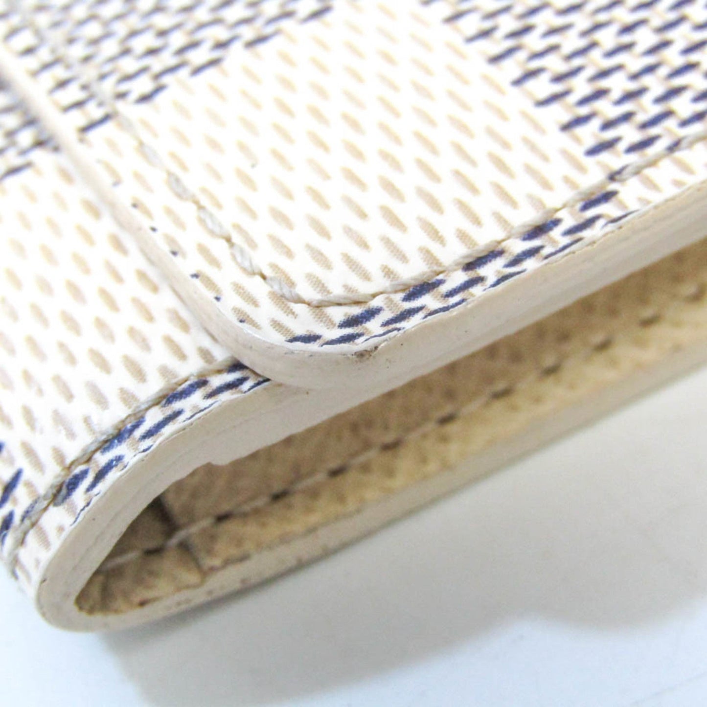 Louis Vuitton Porte Carte De Visite White Canvas Wallet