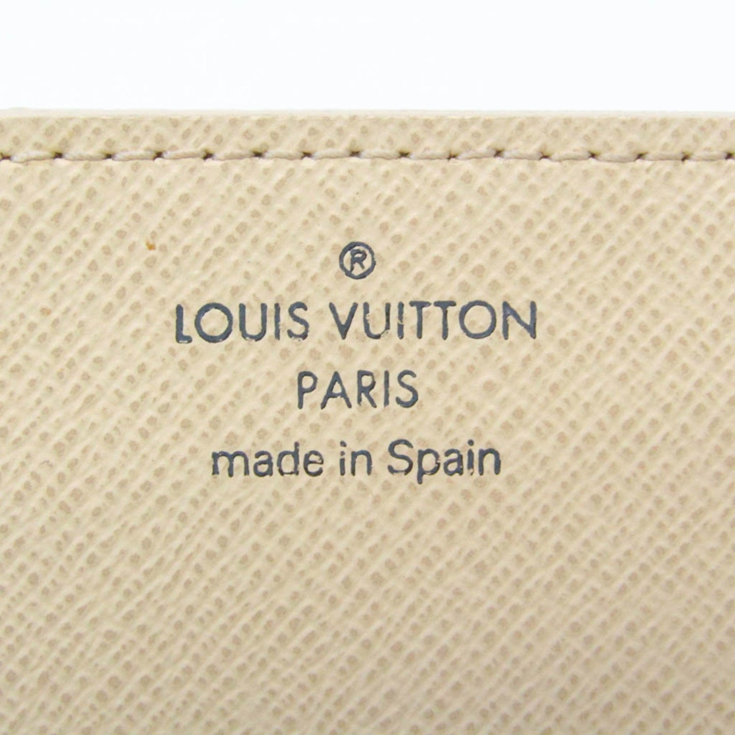 Louis Vuitton Porte Carte De Visite White Canvas Wallet