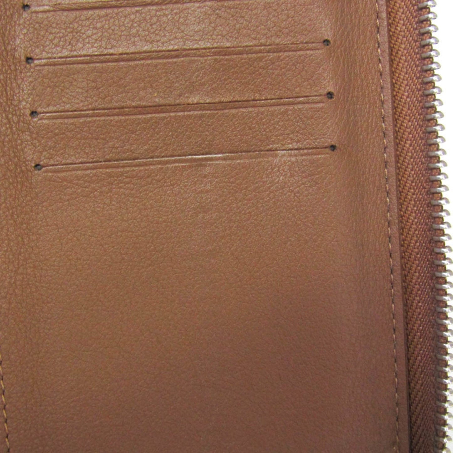 Louis Vuitton Zippy Brown Leather Wallet