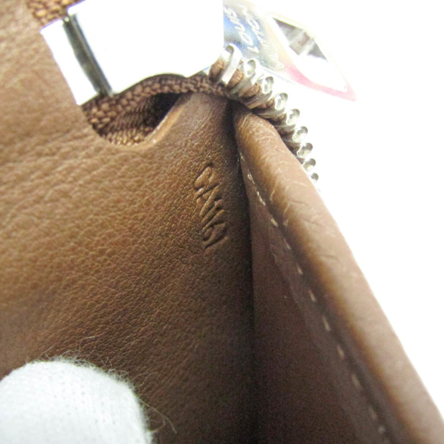 Louis Vuitton Zippy Brown Leather Wallet