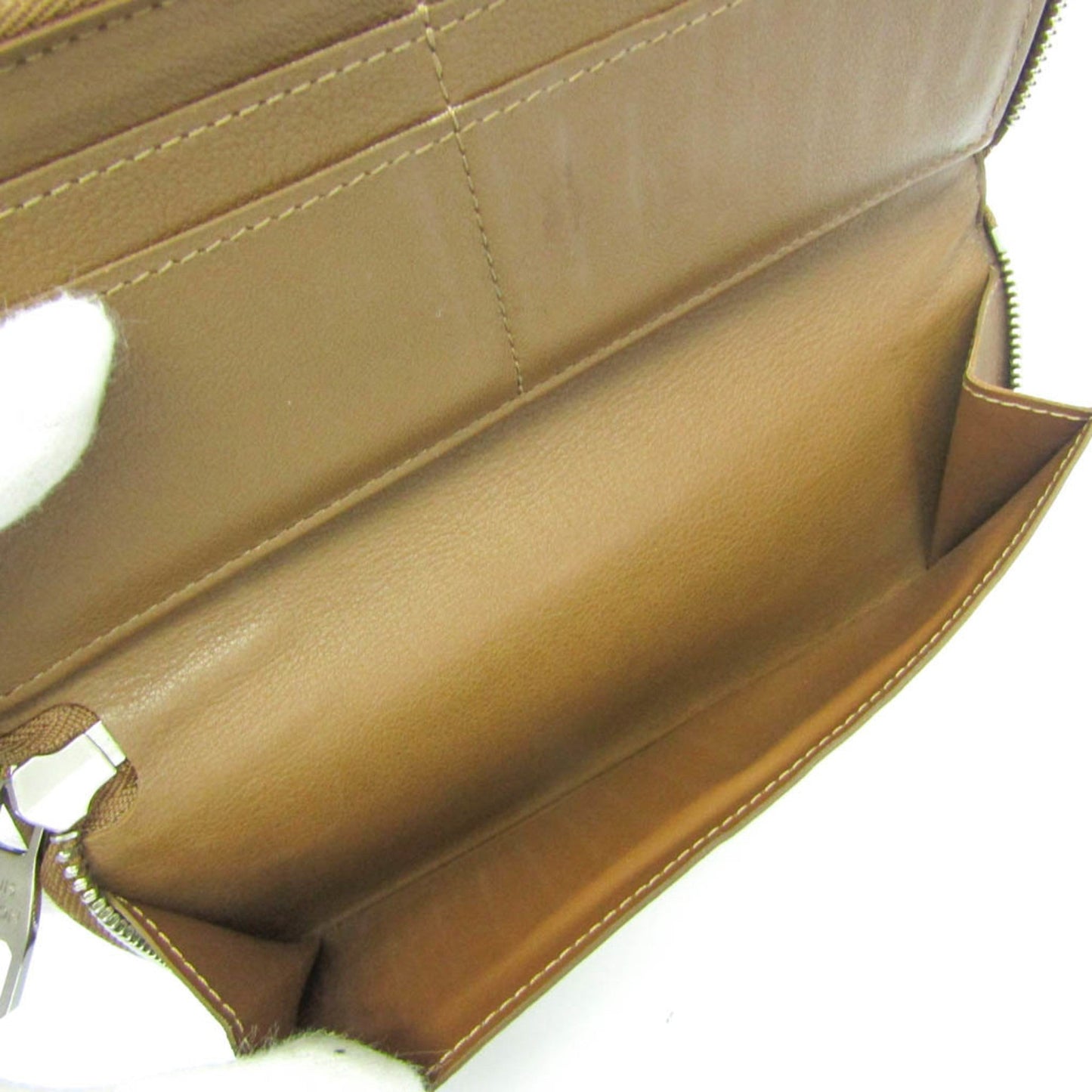 Louis Vuitton Zippy Brown Leather Wallet