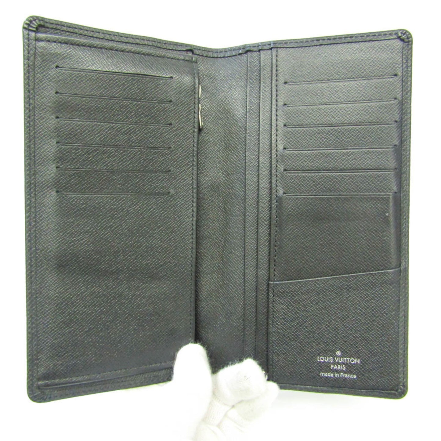 Louis Vuitton Brazza Black Leather Wallet
