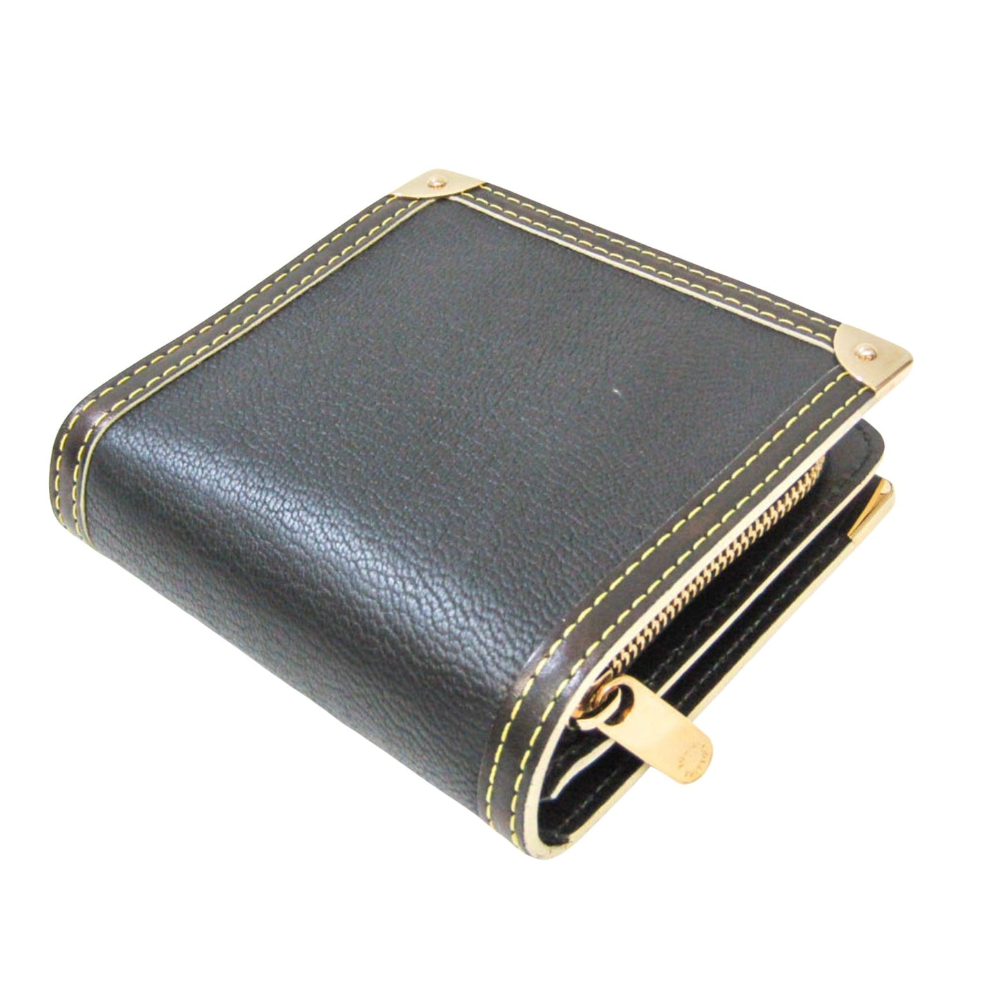 Louis Vuitton Portefeuille Black Exotic Leathers Wallet